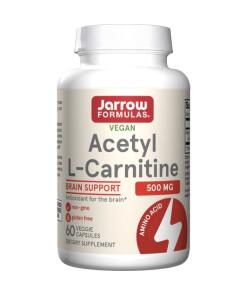 Acétyl L-Carnitine, 500mg - 60 gélules végétales