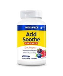 Enzymedica - Kauwtabletten voor Maagzuurneutralisatie, Bosbessensmaak - 60 tabletten