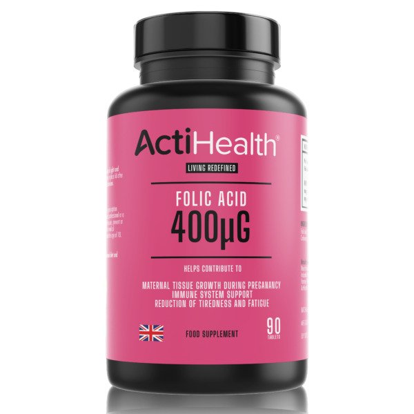 ActiHealth - ActiHealth Foliumzuur, 400 mcg - 90 tabletten