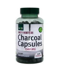 Holland & Barrett - Geactiveerde Houtskool, 1560mg - 120 Capsules