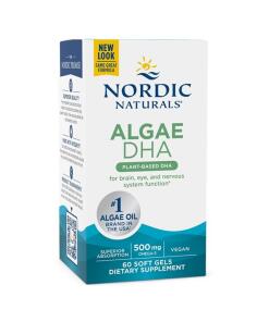 Algue DHA, 500mg - 60 capsules molles