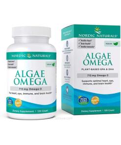Nordic Naturals - Algen Omega, 715 mg Omega-3 - 120 Zachte Capsules