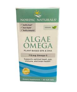 Nordic Naturals - Algen Omega, 715 mg Omega-3 - 60 Zachte Capsules