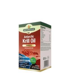 Natures Aid - Antarctische Krillolie 500 mg (60 Softgels)