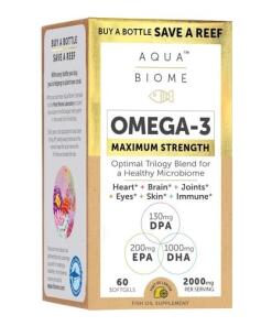 Enzymedica - Aqua Biome Omega-3 Maximale Sterkte, 2000 mg (Citroen) - 60 Zachte Capsules