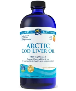 Nordic Naturals - Arctische Kabeljauwleverolie, 1060 mg, Sinaasappelsmaak - 473 ml