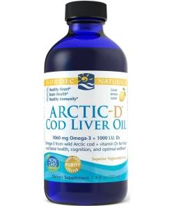 Nordic Naturals - Arctic-D Kabeljauwleverolie, Citroensmaak - 237 ml