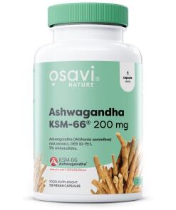 Osavi - Ashwagandha KSM-66, 200 mg - 120 veganistische capsules