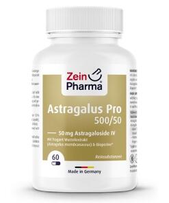 Zein Pharma - Astragalus Pro 500/50, 50 mg Astragaloside IV - 60 vegetarische capsules