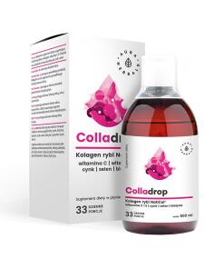 AURA HERBALS Collagène liquide de poisson + Vitamine C (500 ml / 16,9 fl. oz.)