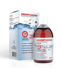 AURA HERBALS Argent colloïdal 50 ppm, Argentum 200, tonique (500 ml / 16,9 fl. oz.)