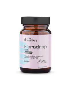 AURA HERBALS Floradrop féminin, probiotique pour femmes (20 gélules)