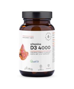 AURA HERBALS Vitamine D3, 4000 UI, 100 mcg (90 gélules)