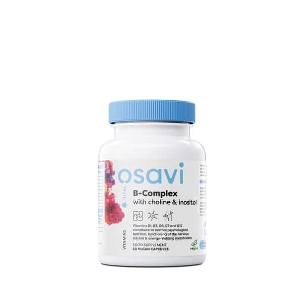 Osavi - B-complex met Choline & Inositol - 60 veganistische capsules