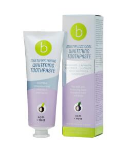 Dentifrice blanchissant multifonctionnel BECONFIDENT à la baie d'açaï et à la menthe (75 ml)
