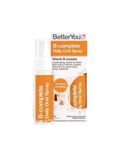 BetterYou - B-complete Daily Oral Spray, Natural Peach, Plum & Raspberry - 25 ml.