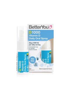 Spray oral quotidien de vitamine D D1000 - 15 ml.