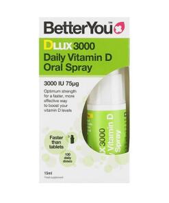 D3000, Spray oral quotidien de vitamine D - 15 ml.