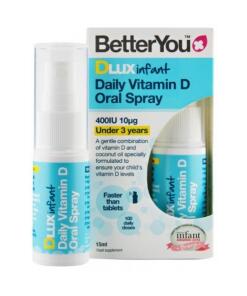 Spray oral quotidien de vitamine D pour nourrissons DLux - 15 ml.