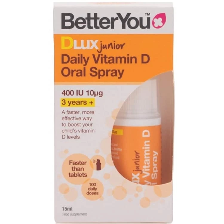 BetterYou - DLux Junior Dagelijkse Vitamine D Orale Spray - 15 ml