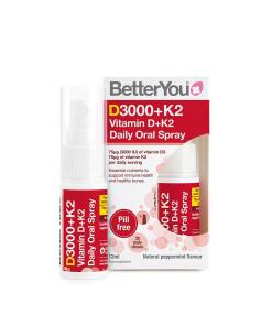 DLux+ Vitamin D+K2 Daily Oral Spray - 12 ml.
