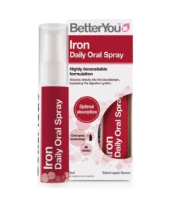 BetterYou - Dagelijkse Orale IJzerspray (5mg), Gebakken Appel - 25 ml
