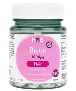 Holland & Barrett - Biotine, 1000 mcg - 120 tabletten