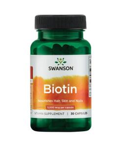 Ules

Biotine, 5000mcg - 30 capsules
