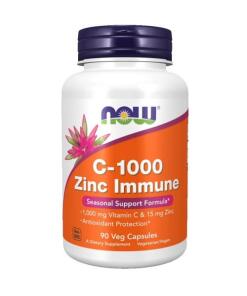 NOW Foods - C-1000 met Zink voor het Immuunsysteem - 90 capsules