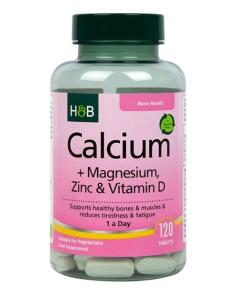 Holland & Barrett - Calcium, Magnesium, Zink & Vitamine D - 120 tabletten