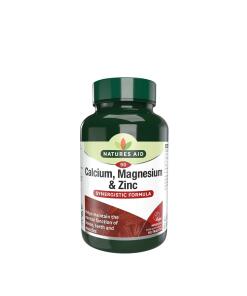 Comprimés de Calcium, Magnésium et Zinc Natures Aid (90 comprimés)