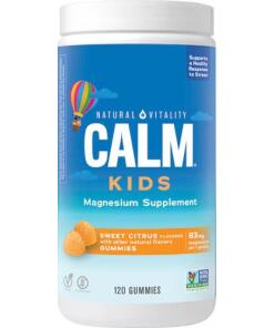 Natuurlijke Vitaliteit - Rustgevende Kinder Gummies, Zoete Citrus - 120 gummies