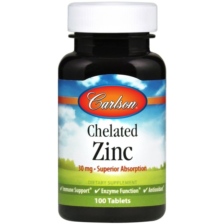 Zinc chélaté, 30mg - 100 comprimés
