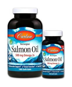 Carlson Labs - Noorse Zalmolie - 180 + 50 Softgels