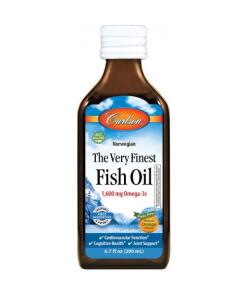 Carlson Labs - De allerbeste visolie, natuurlijke sinaasappelsmaak - 500 ml