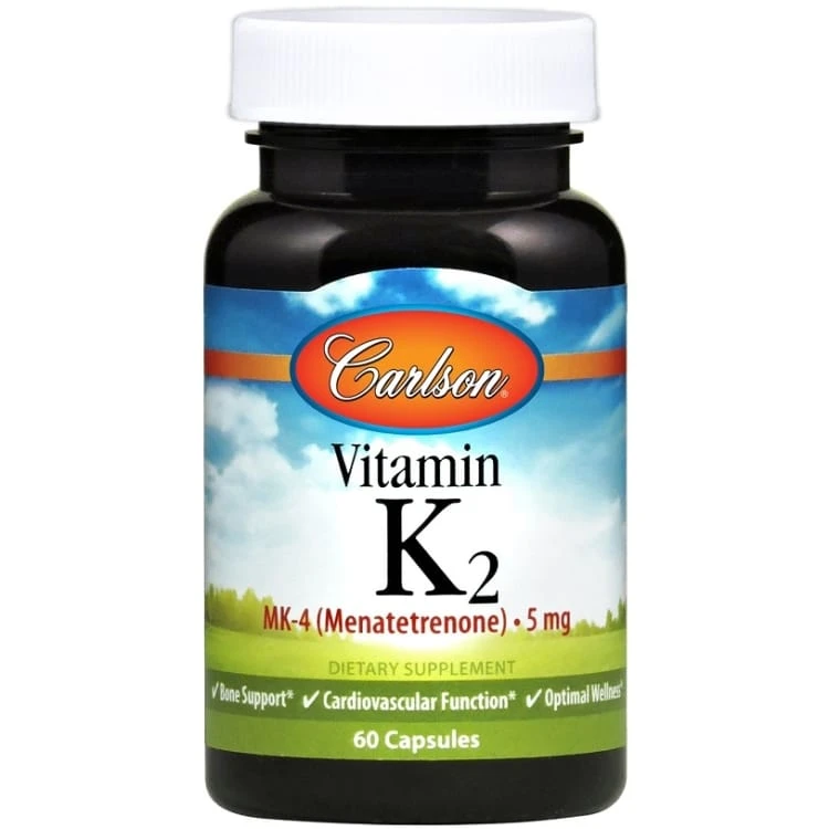 Carlson Labs - Vitamine K2 MK-4, 5 mg - 60 capsules