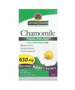 Réponse de la nature - Camomille, 650 mg - 90 gélules végétales