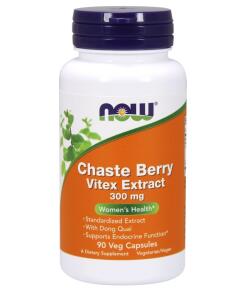 NOW Foods - Kuisheidsbes (Vitex) Extract, 300 mg - 90 vegetarische capsules