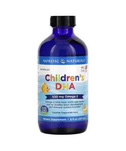 DHA pour enfants, 530mg Omega-3 à la fraise (EAN 768990027239) - 237 ml