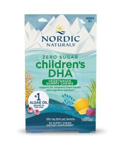 Nordic Naturals - Vegetarische Visolie Kauwgom met DHA, 250 mg Passievrucht-Citroen - 30 Stuks