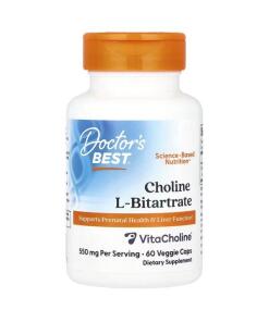 Docteur Meilleur - Bitartrate de Choline L, 550mg - 60 gélules végétales