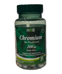 Holland & Barrett - Chroompicolinaat, 200 mcg - 100 tabletten