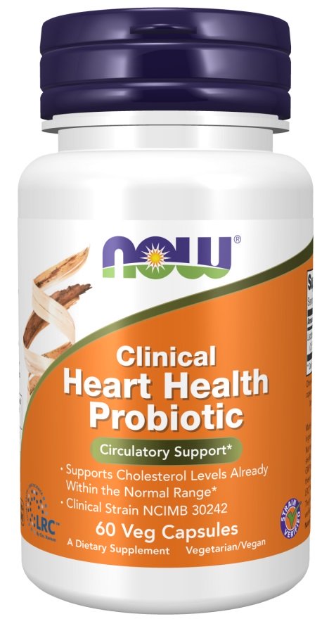 NOW Foods - Klinische Probiotica voor Hartgezondheid - 60 capsules
