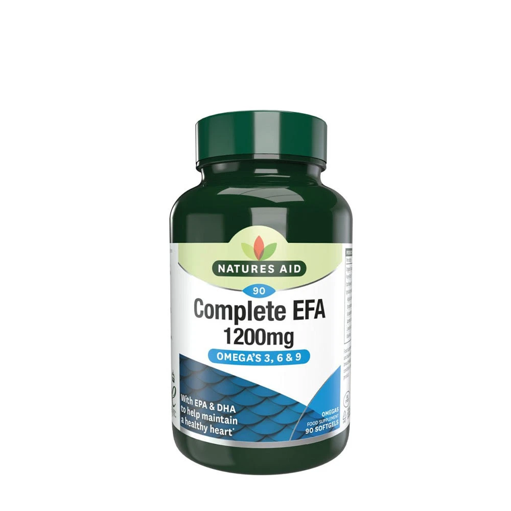 Natures Aid - Complete EFA 1200 mg (Omega 3, 6 en 9) (90 Softgels)