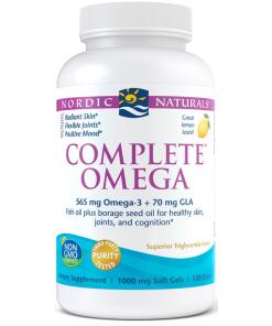 Nordic Naturals - Complete Omega, 565 mg met citroensmaak - 120 zachte capsules