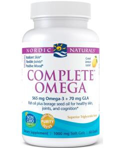 Nordic Naturals - Complete Omega, 565 mg Citroen - 60 Zachte Capsules