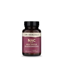 Dr. Mercola NAC avec Chardon-Marie (60 gélules)
