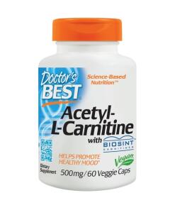Doctor's Best - Acetyl L-Carnitine met Biosint Carnitine, 500 mg - 60 capsules