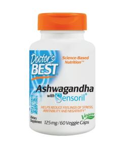 Doctor's Best - Ashwagandha met Sensoril, 125 mg - 60 vegetarische capsules