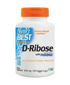 Doctor's Best - D-Ribose, 850 mg - 120 capsules